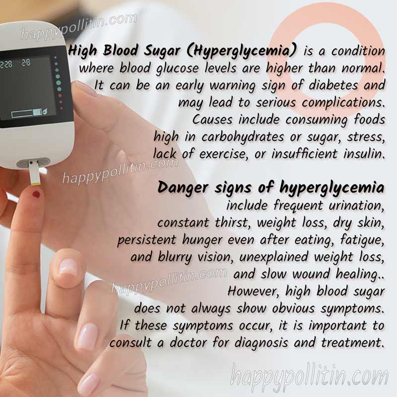 What happens if you let your blood sugar level rise